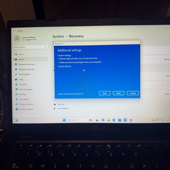 ASUS Black Laptop